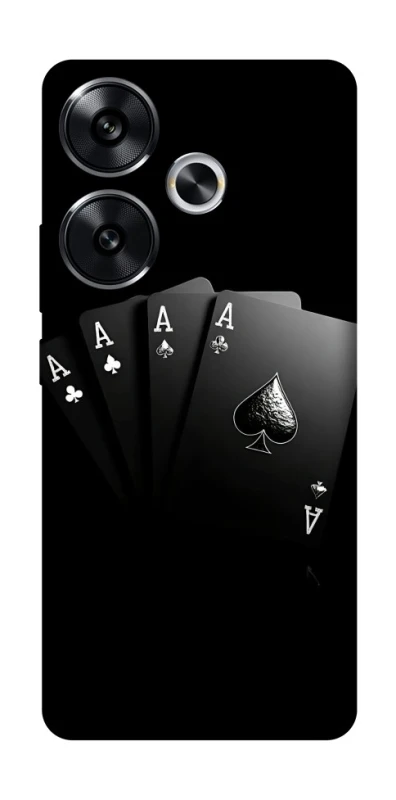 Чохол на Xiaomi Poco F6 Black Cards фото 1 з 1