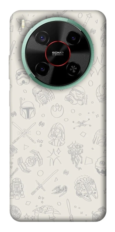 Чохол на ZTE Nubia V70 Max Star Wars background ver.1 фото 1 з 1