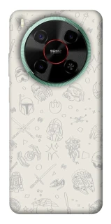 Чохол на ZTE Nubia V70 Max Star Wars background ver.1 фото 1 з 1