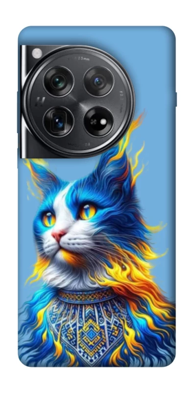 Чехол на OnePlus 12 Кот патриот фото 1 из 1