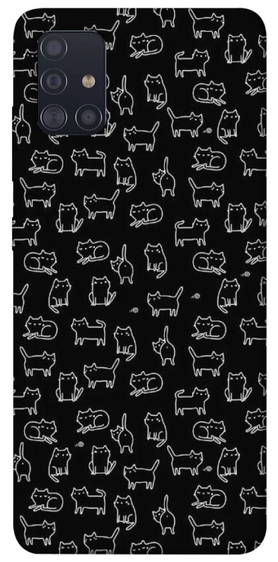 Чохол на Samsung Galaxy A51 Black Cats фото 1 з 1