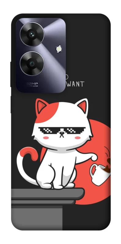 Чехол на Realme Note 60 I do what i wont фото 1 из 1