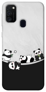 Чохол на Samsung Galaxy M30s / M21 Four pandas фото 1 з 1
