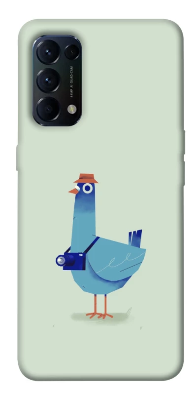 Чохол на Oppo Reno 5 4G Голуб-детектив фото 1 з 1