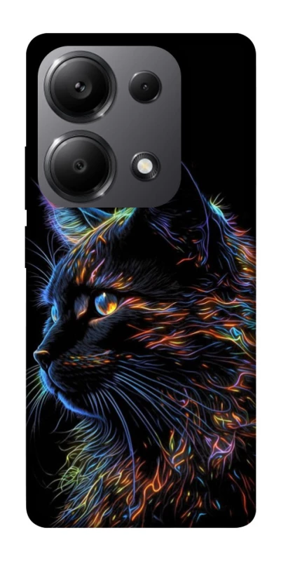 Чехол на Xiaomi Redmi Note 13 Pro 4G Черный кот фото 1 из 1