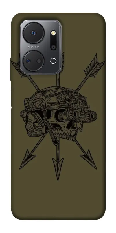 Чохол на Huawei Honor X7a Mil skull фото 1 з 1
