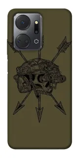 Чохол на Huawei Honor X7a Mil skull фото 1 з 1