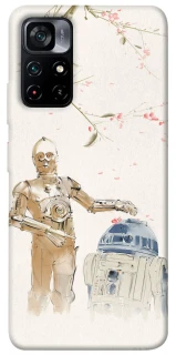 Чехол на Xiaomi Poco M4 Pro 5G Star Wars robots фото 1 из 1