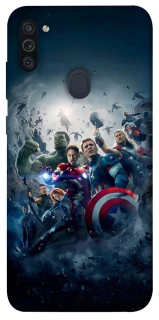 Чехол на Samsung Galaxy M11 Marvel heroes фото 1 из 1