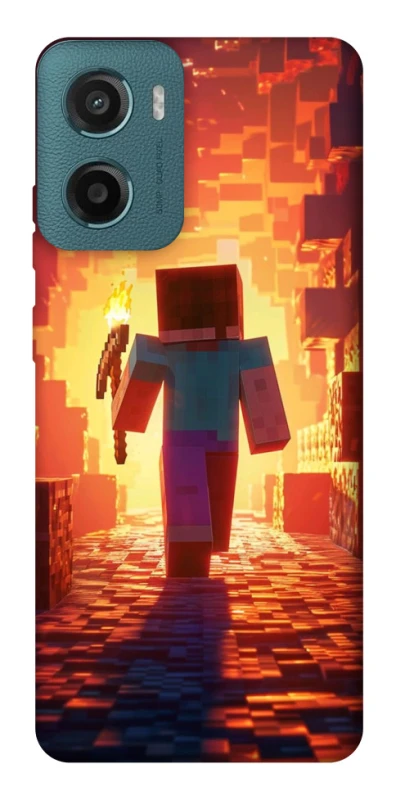 Чохол на Motorola Moto G06 Minecraft adventure фото 1 з 1