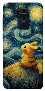 Чохол на Xiaomi Redmi Note 9 / Redmi 10X Pikachu and Van Gogh фото 1 з 1