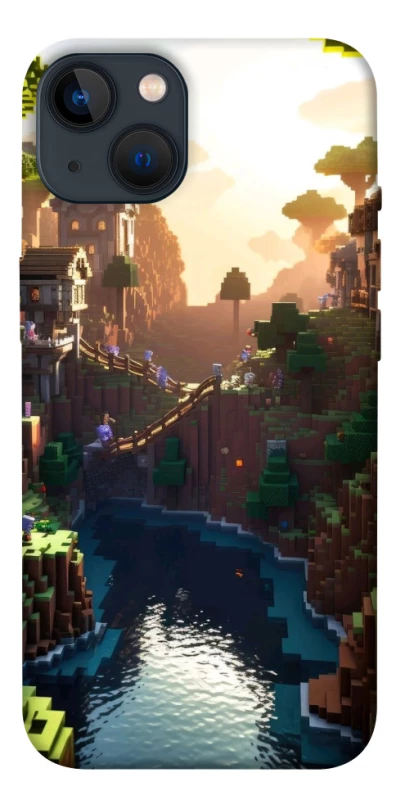 Чохол на Apple iPhone 13 (6.1") Minecraft sunset фото 1 з 1