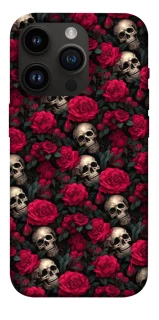 Чохол на Apple iPhone 14 Pro (6.1") Черепа та рози фото 1 з 1