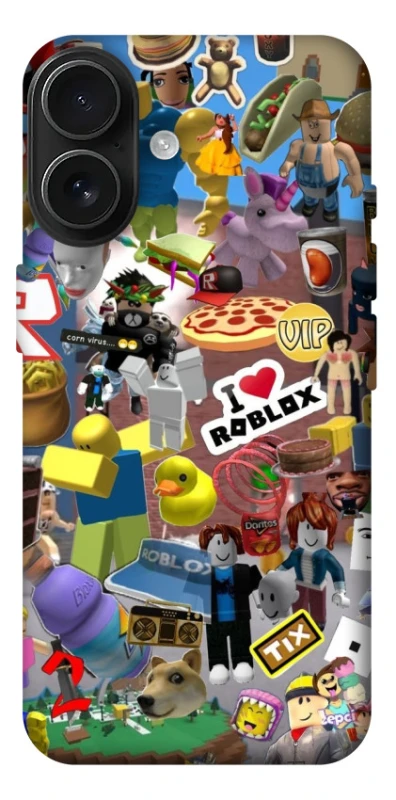 Чехол на Apple iPhone 17 (6.3") Roblox collage ver.5 фото 1 из 1