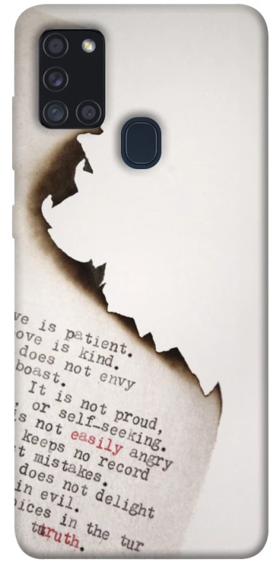 Чохол на Samsung Galaxy A21s Вірші фото 1 з 1