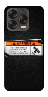 Чехол на ZTE Blade V70 Design Warning фото 1 из 2