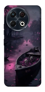 Чехол на TECNO Spark 30 Pro (KL7) Boat and flamingo фото 1 из 1