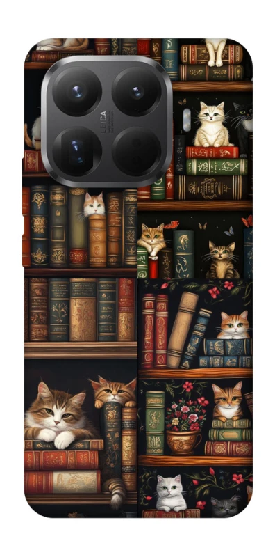 Чохол на Xiaomi 15T Pro Cats & Books фото 1 з 1