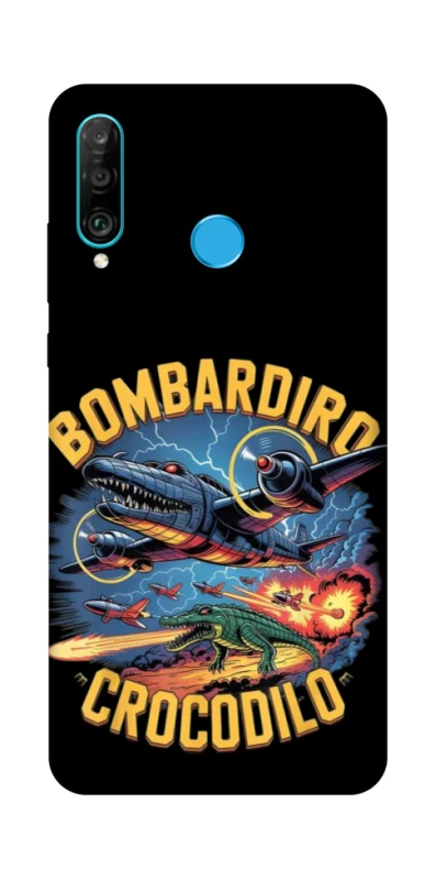 Чохол на Huawei P30 lite Bombardino Crocodilo v2 фото 1 з 1