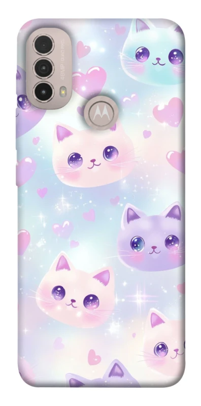Чехол на Motorola Moto E40 Funny Kittens ver.4 фото 1 из 1