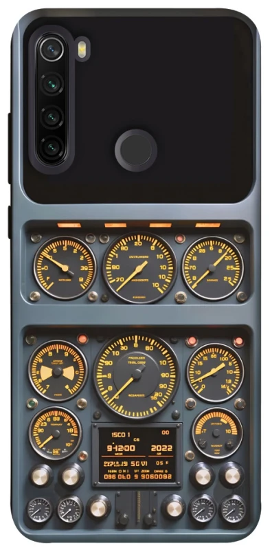 Чехол на Xiaomi Redmi Note 8T Airplane instrument panel фото 1 из 1