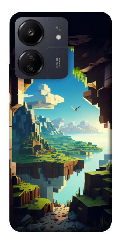 Чохол на Xiaomi Poco C65 Minecraft sunrise фото 1 з 1