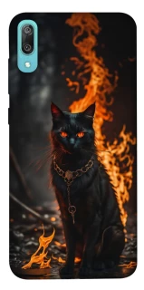 Чехол на Huawei Y6 Pro (2019) Огненный кот фото 1 из 1