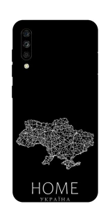 Чехол на ZTE Blade A7s (2019) Ukraine black map фото 1 из 1