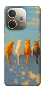 Чехол на Oppo A5 Pro 4G cats on wall фото 1 Чехол на Oppo A5 Pro 4G cats on wall фото 1 из 1