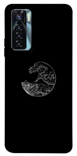 Чохол на TECNO Camon 17 Pro Black tsunami фото 1 з 1