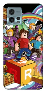 Чехол на Motorola Moto G72 Roblox family фото 1 из 1