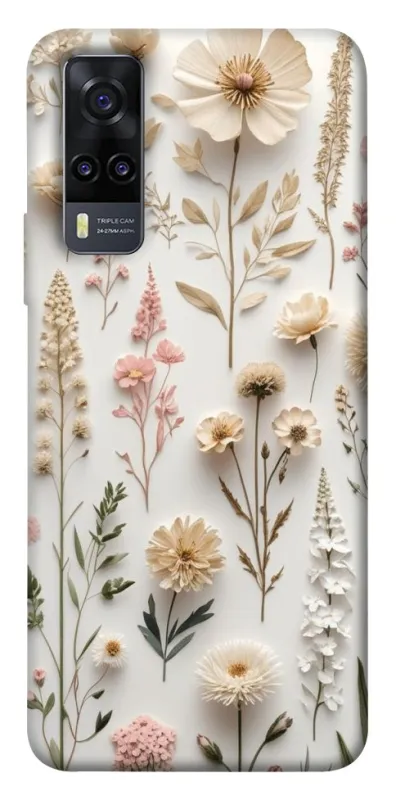Чохол на Vivo Y31 Floral design ver.1 фото 1 з 1