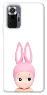 Чехол на Xiaomi Redmi Note 10 Pro Minimal Bunny Peek фото 1 из 1