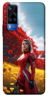 Чехол на Vivo Y51a Cyber space girl ver.5 фото 1 из 1