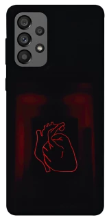 Чехол на Samsung Galaxy A73 5G Красное сердце фото 1 из 1