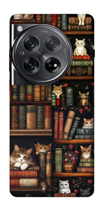 Чохол на OnePlus 12 Cats & Books фото 1 з 1