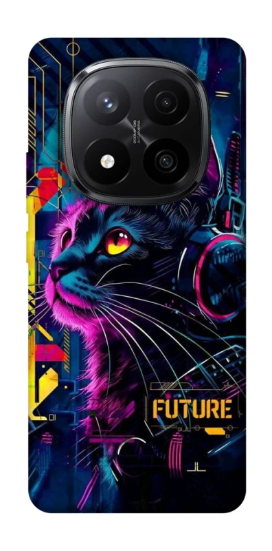 Чехол на Xiaomi Redmi Note 14 Pro+ 5G Cyber Cat v2 фото 1 из 1