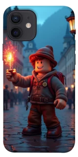 Чохол на Apple iPhone 12 (6.1") Roblox Fire Logo Blue Flames фото 1 з 1