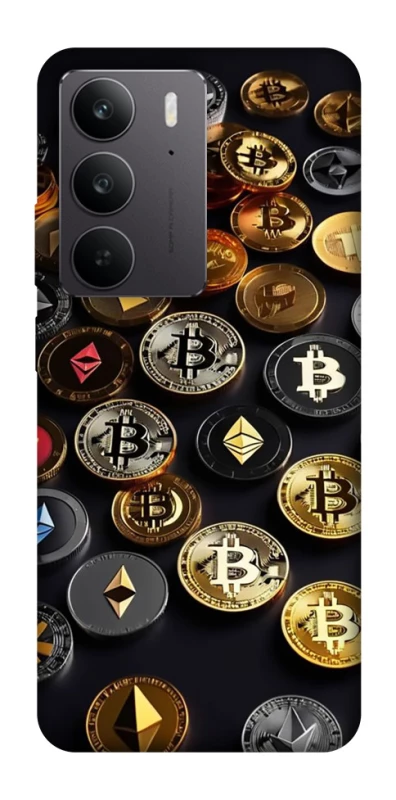 Чехол на Realme C75 Many coins фото 1 из 1