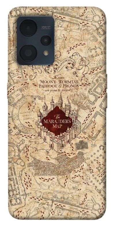 Чехол на Realme 9 4G / 9 Pro+ Harry Potter Marauder's Map фото 1 из 1