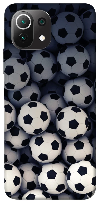 Чохол на Xiaomi Mi 11 Lite Футбольні м'ячи фото 1 з 1