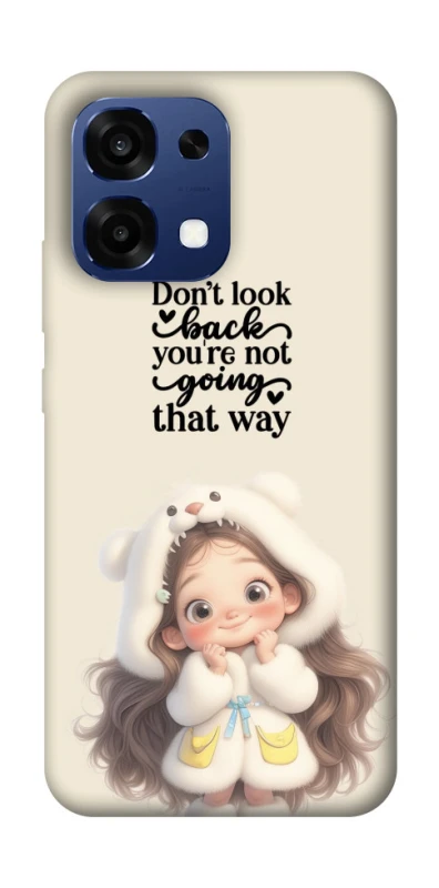 Чохол на Oppo A6 Pro 4G/5G Don't look back фото 1 з 2