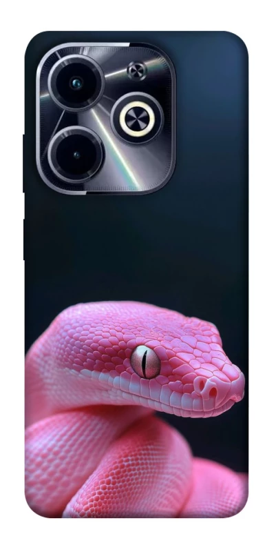 Чехол на Infinix Hot 40i Розовая Змея фото 1 Чехол на Infinix Hot 40i Розовая Змея фото 1 из 1