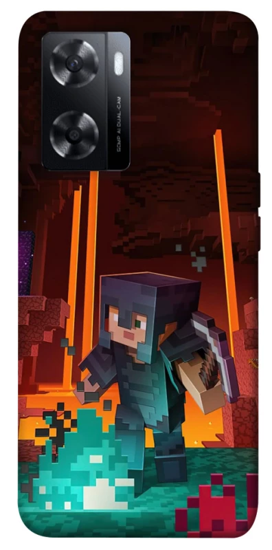 Чохол на Oppo A57s Minecraft game adventure фото 1 з 1