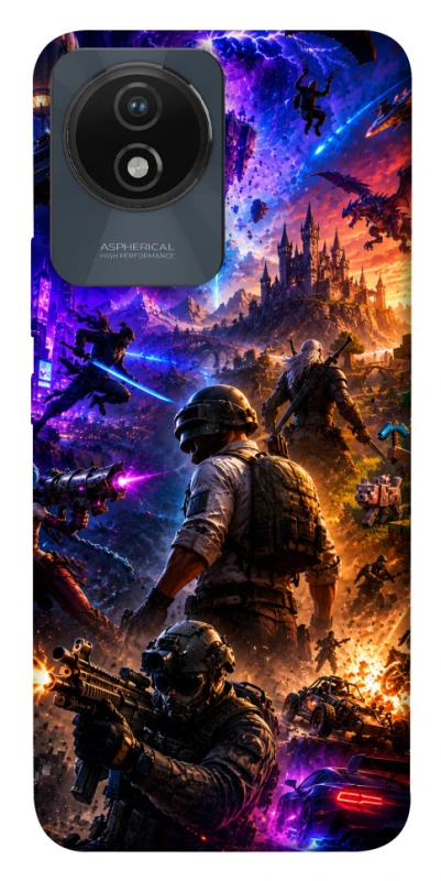 Чехол на Vivo Y02 My Games фото 1 из 1
