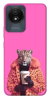 Чехол на Vivo Y02 Леопард с кофе фото 1 из 1