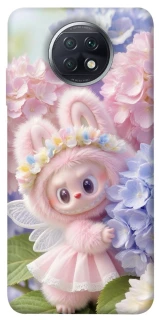 Чохол на Xiaomi Redmi Note 9 5G / Note 9T Labubu & Flowers ver.1 фото 1 з 1