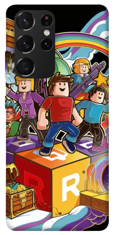 Чохол на Samsung Galaxy S21 Ultra Roblox family фото 1 з 1