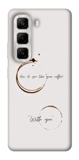 Чехол на Infinix Hot 50 4G Coffee with you фото 1 из 1
