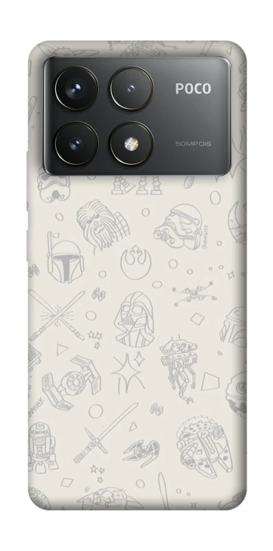 Чохол на Xiaomi Poco F6 Pro Star Wars background ver.1 фото 1 з 1